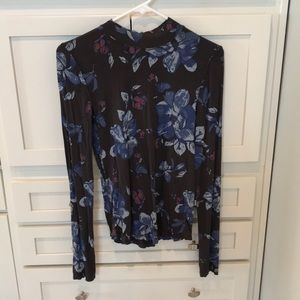 Free people mock neck shirt